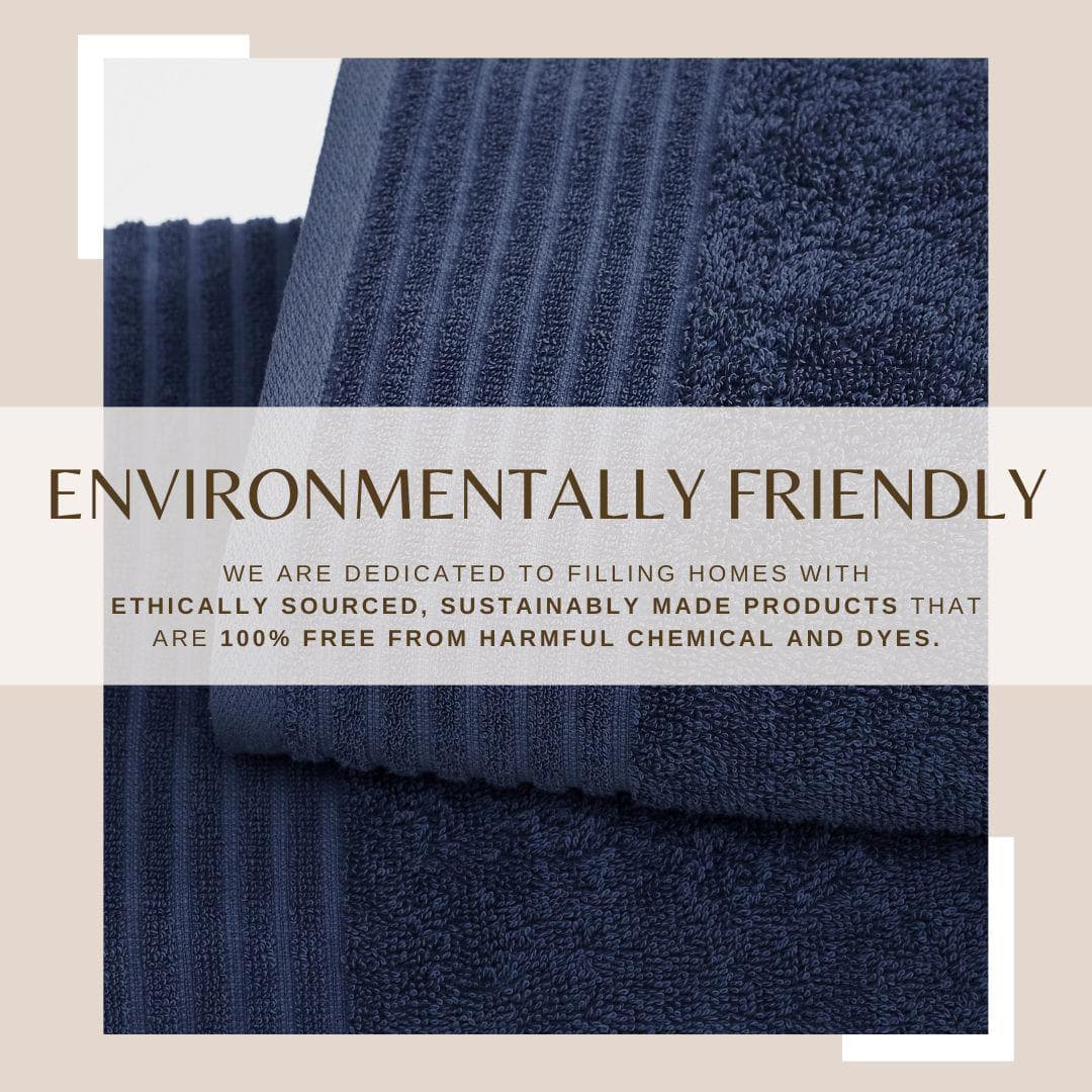 4 Pack Cotton Bath Towels - Kasper Collection